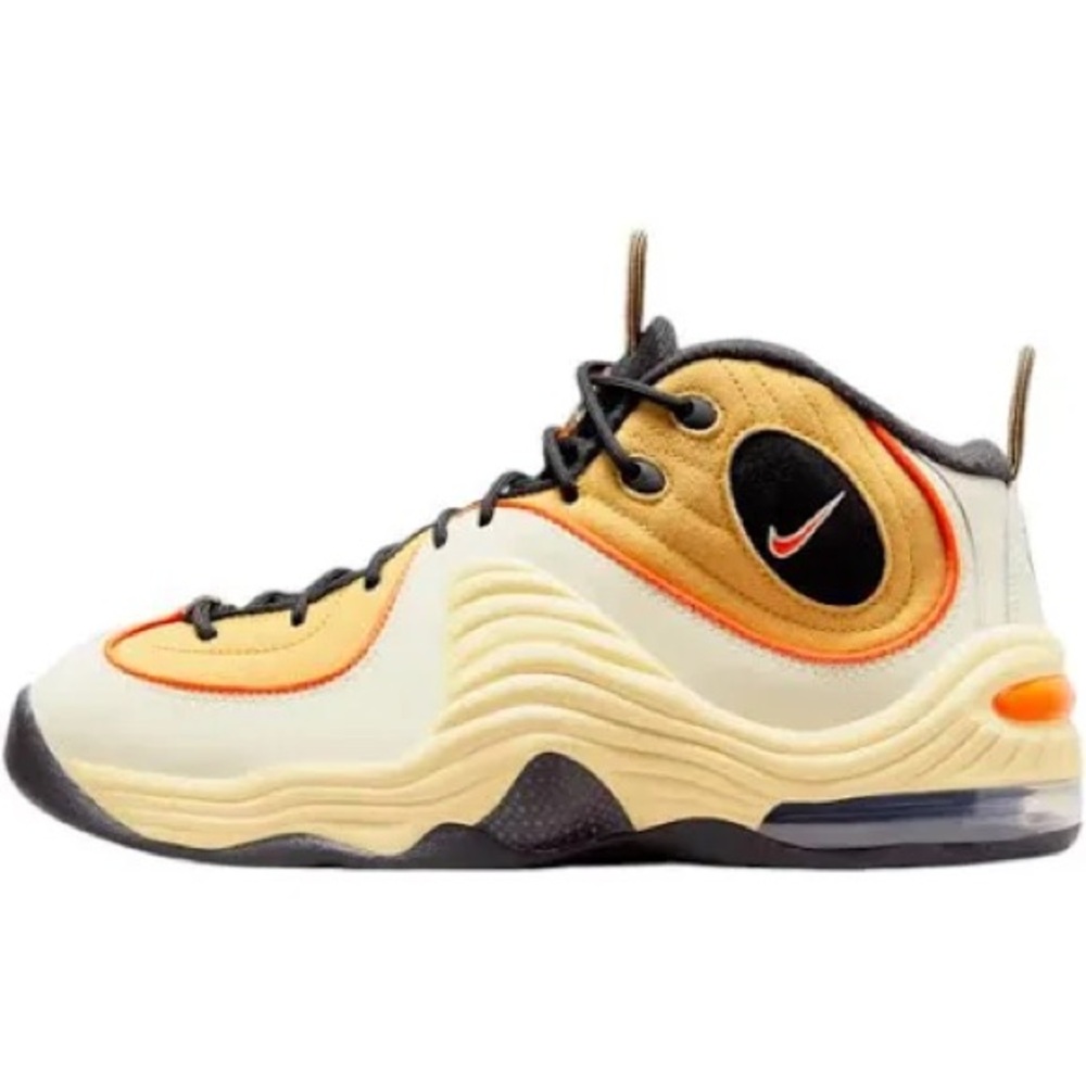 Nike Air Penny 2 Sneakers - Cream and Orange